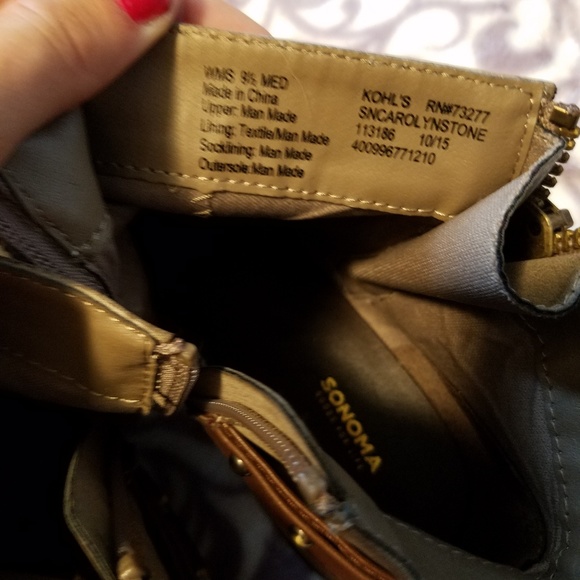 Sonoma ankle boots sz 9.5 - Picture 3 of 3